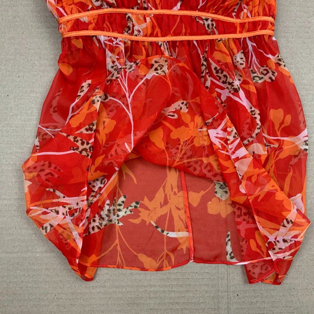 New Victoria's Secret Very Sexy Babydoll Slip Dress Chemise Orange Sz S - Picture 14 of 16